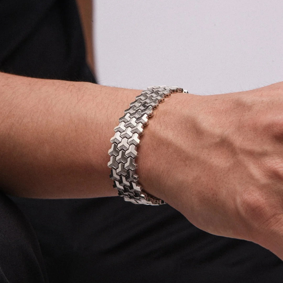 สร้อยข้อมือเกราะ CZ